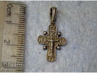 Τσαρική Ρωσία Ορθόδοξη ΣΤΑΥΡΩΣΗ Ασήμι 875 με Αρχικά ΖΑΜ