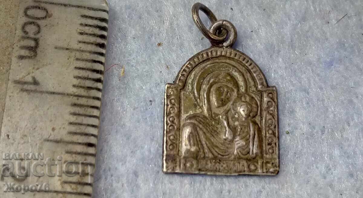 Veche ICOANĂ ORTODOXĂ DE ARGINT Argint 925 ICOANĂ