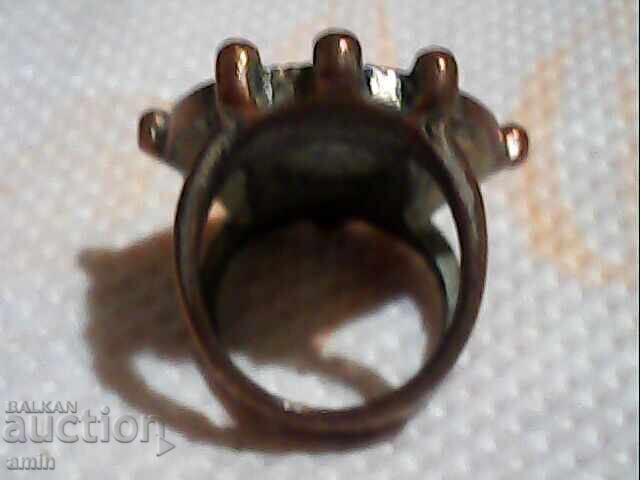 Auction Massive Silver-Plated Ring Auction Massive Silver-Plated Ring