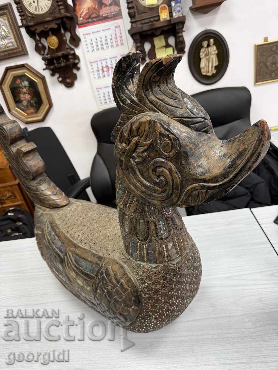 Sculptură din lemn / figură sculptată în lemn a păsării Hinta nr. 7782 - 6 Sculptură din lemn / figură sculptată în lemn a păsării Hinta nr. 7782 - 6