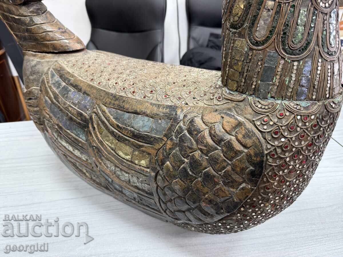 Sculptură din lemn / figură sculptată în lemn a păsării Hinta nr. 7782 - 7 Sculptură din lemn / figură sculptată în lemn a păsării Hinta nr. 7782 - 7