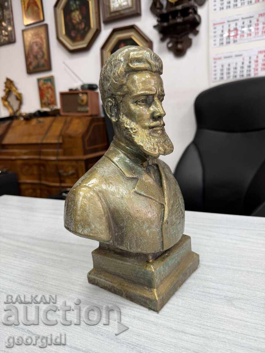 Χάλκινος προτομή του Χρήστο Μπότεφ. Νο. 7783 - 6 Χάλκινος προτομή του Χρήστο Μπότεφ. Νο. 7783 - 6