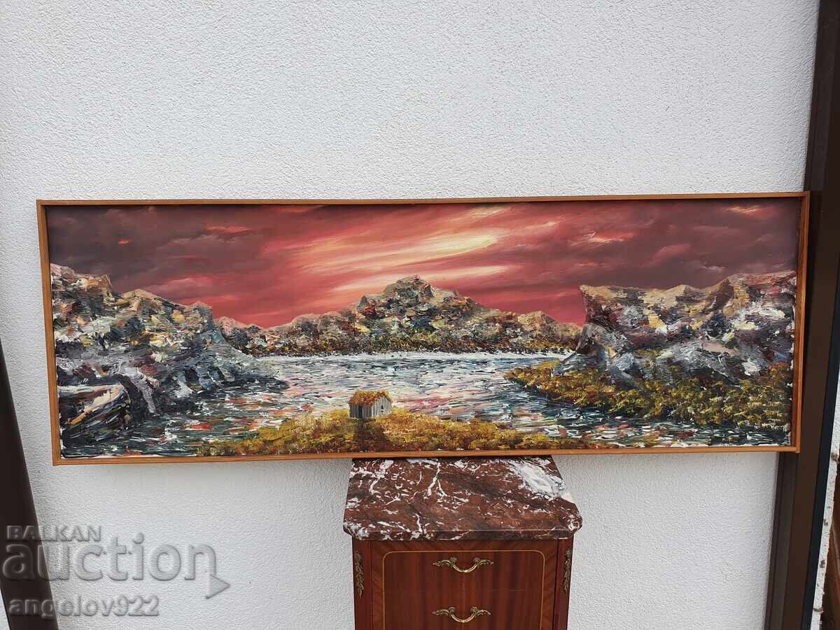 Pictură în ulei originală mare pe pânză!!!