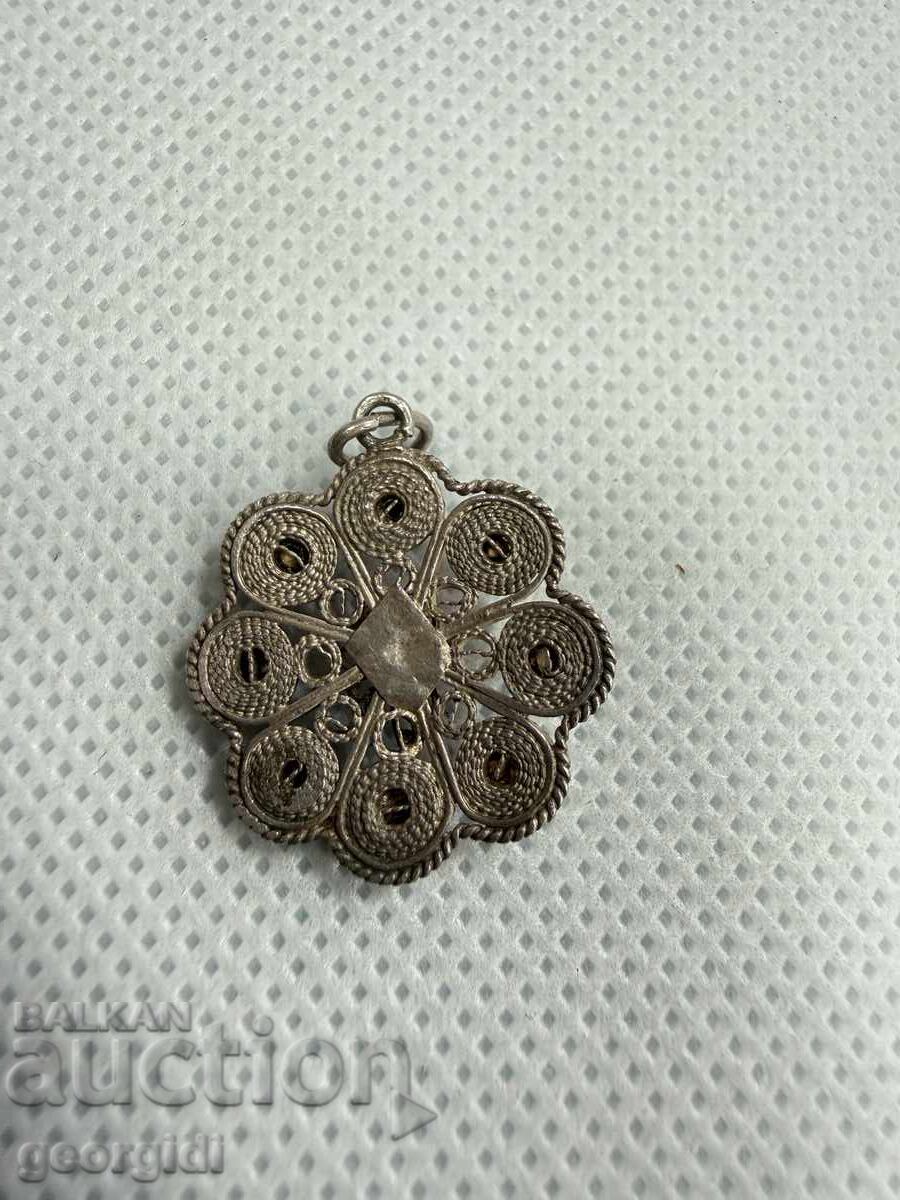 Delivery of Handmade silver pendant / filigree. No. 7784
