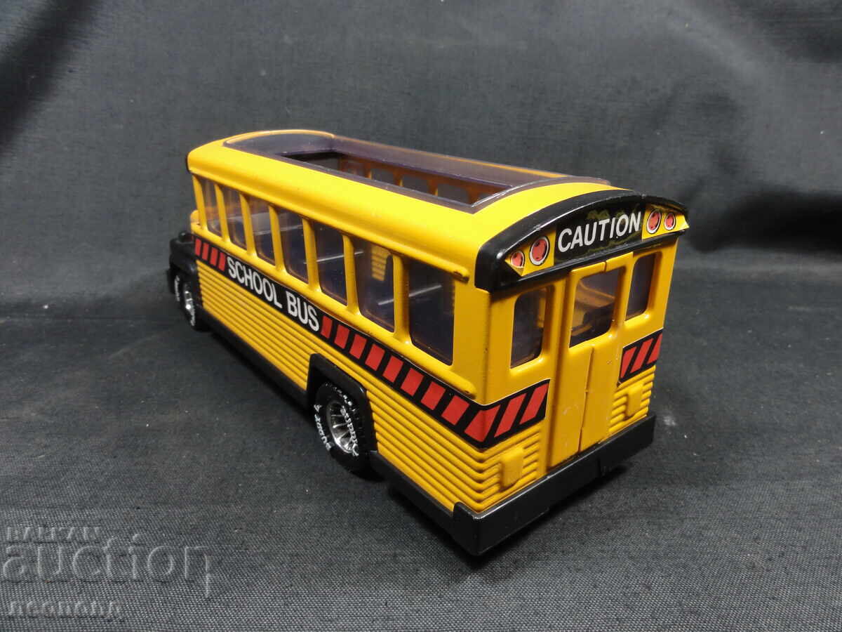 Auction  OLD RETRO METAL TOY BUS BUDDY-L HONG KONG 1981