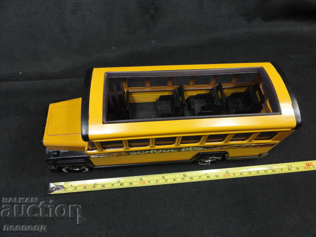 OLD RETRO METAL TOY BUS BUDDY-L HONG KONG 1981 - 7