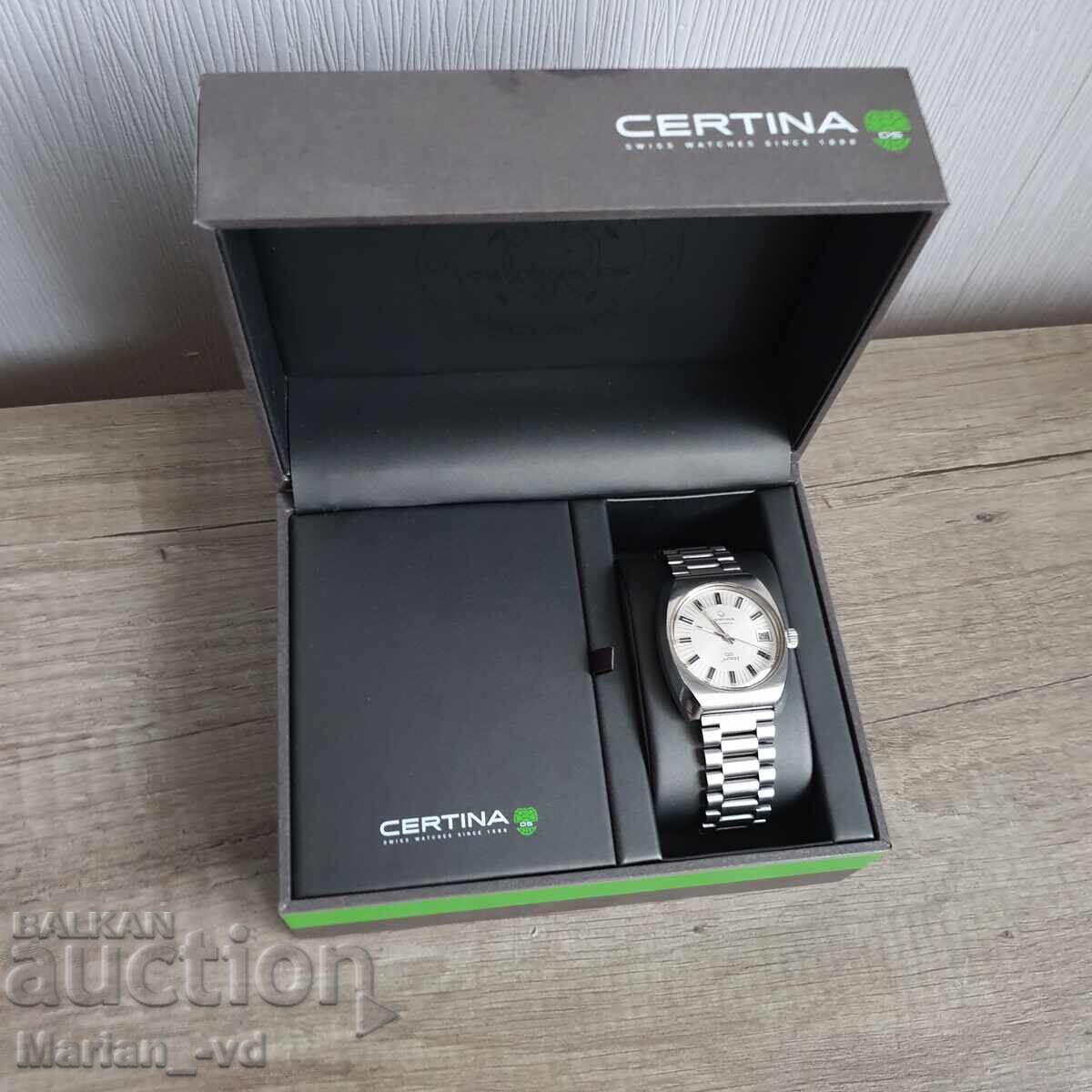 Мъжки автоматичен часовник Certina DS Junior с цена € 306.78 | 600.01 лв. Мъжки автоматичен часовник Certina DS Junior с цена € 306.78 | 600.01 лв.