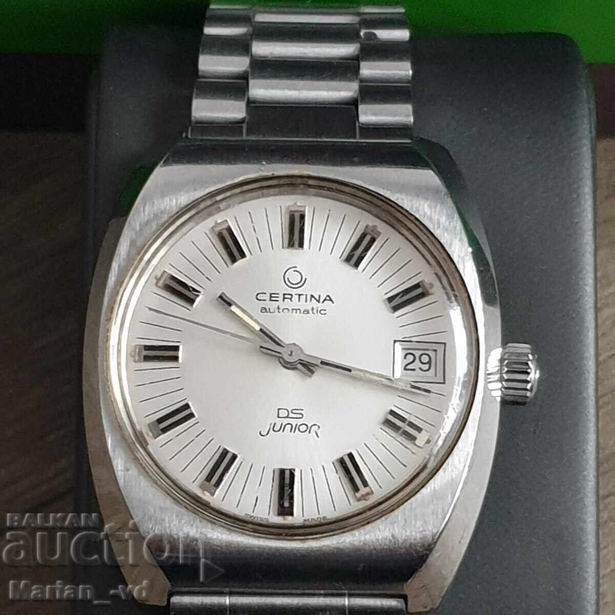 Мъжки автоматичен часовник Certina DS Junior Мъжки автоматичен часовник Certina DS Junior