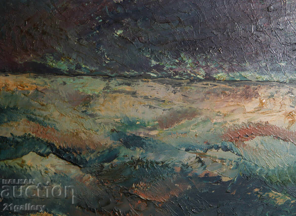 Αθανάσιος Κότσεφ (1957 -) Θαλασσινό Νυχτερινό Τοπίο - 6