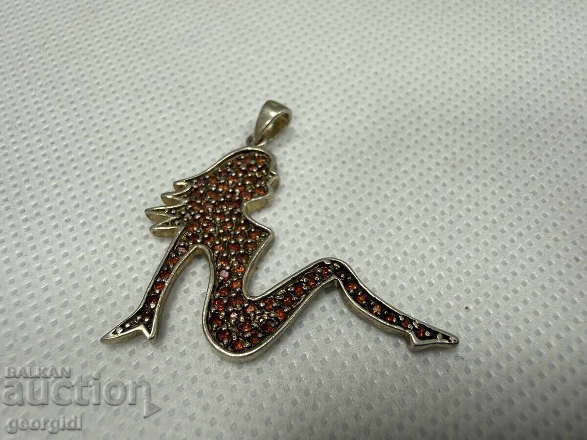 Silver pendant with a woman's silhouette. No. 7786 with price € 25.56 | 49.99 BGN