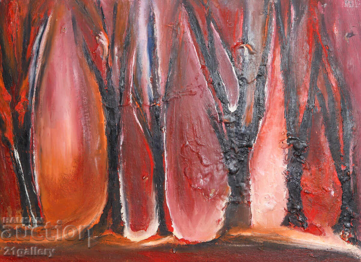 Auction  Valentine Radenovski Oil Painting Landscape