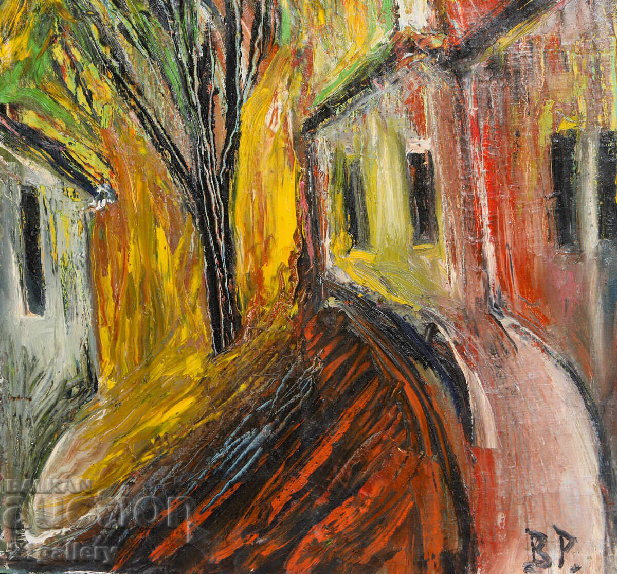 Βαλεντίν Ραντενόφσκι Ελαιογραφία τοπίο από Μελνίκ - 5