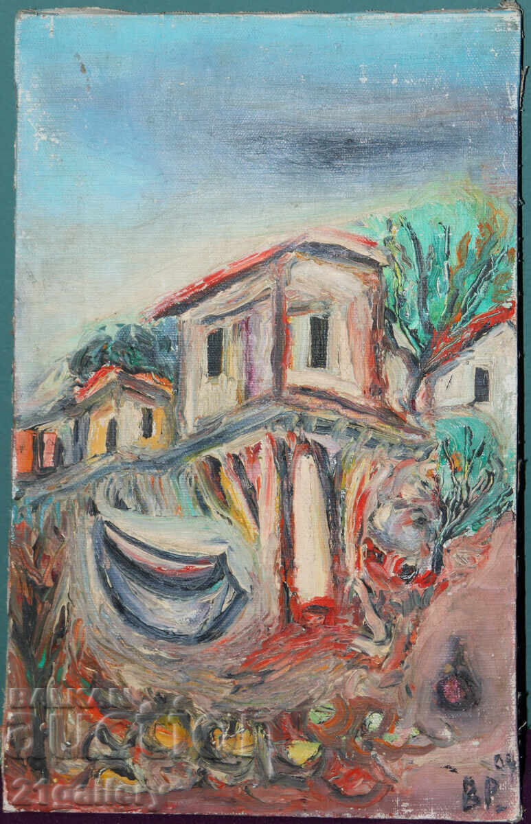 Valentin Radenovski Oil Paintings Landscape of Nessebar with price € 127.82 | 249.99 BGN