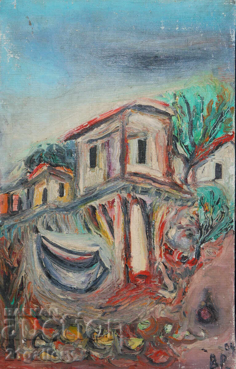 Auction  Valentin Radenovski Oil Paintings Landscape of Nessebar