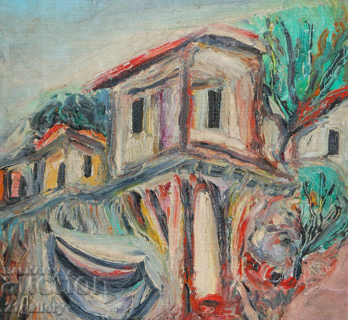 Delivery of Valentin Radenovski Oil Paintings Landscape of Nessebar