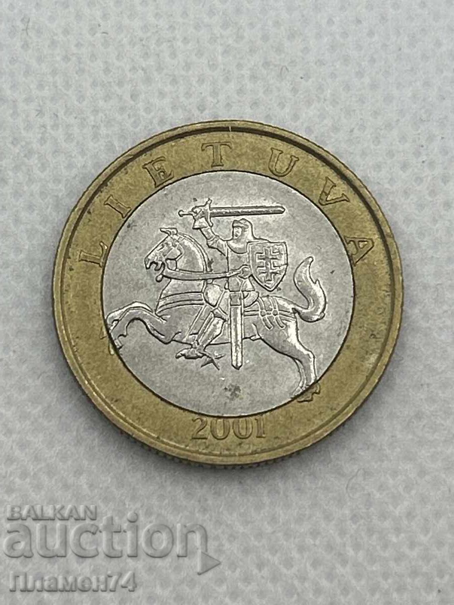2 litas 2001 Lituania