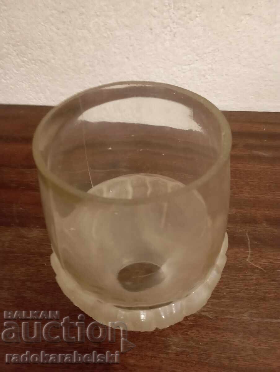 Licitație Abajur din sticla. Sticlă lampă. Cana candelabru