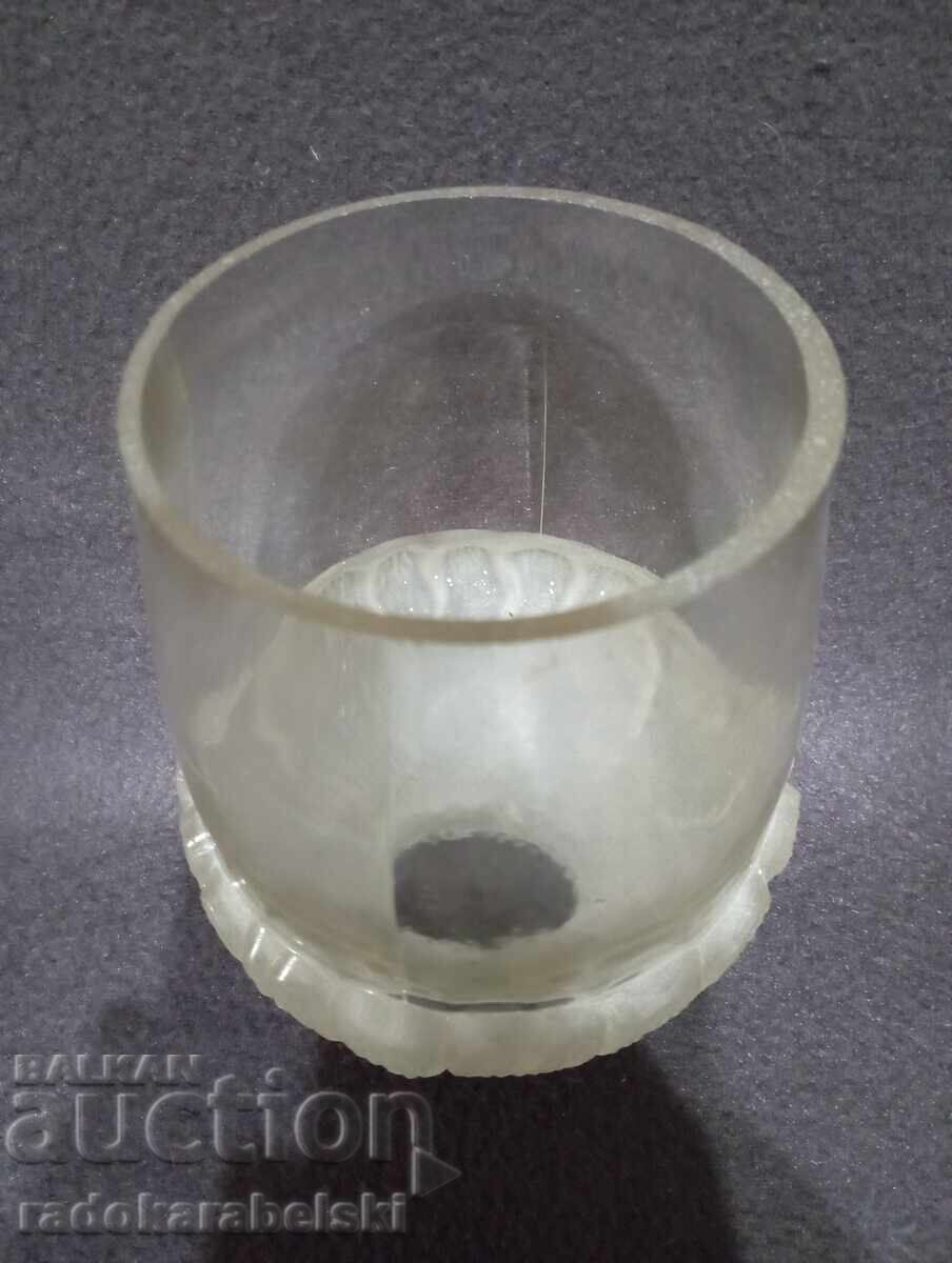 Licitație Abajur din sticla. Sticlă lampă. Cana candelabru