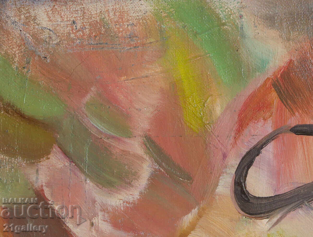 Old oil painting / Still life - 5