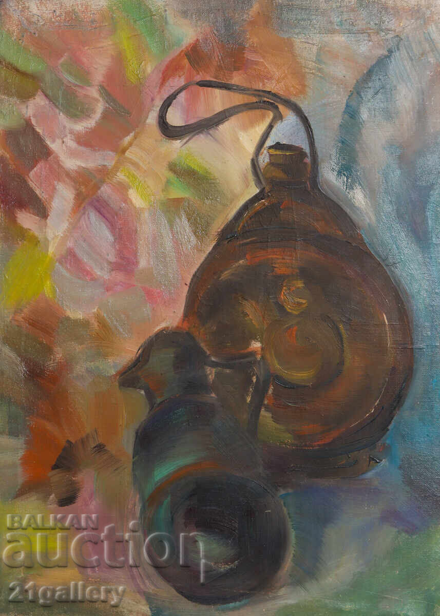 Old oil painting / Still life