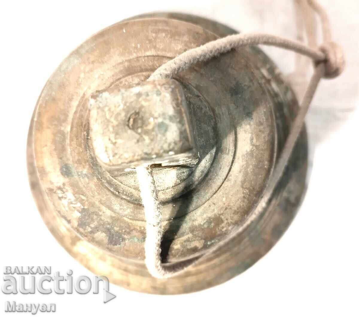 Old bronze bell. - 5