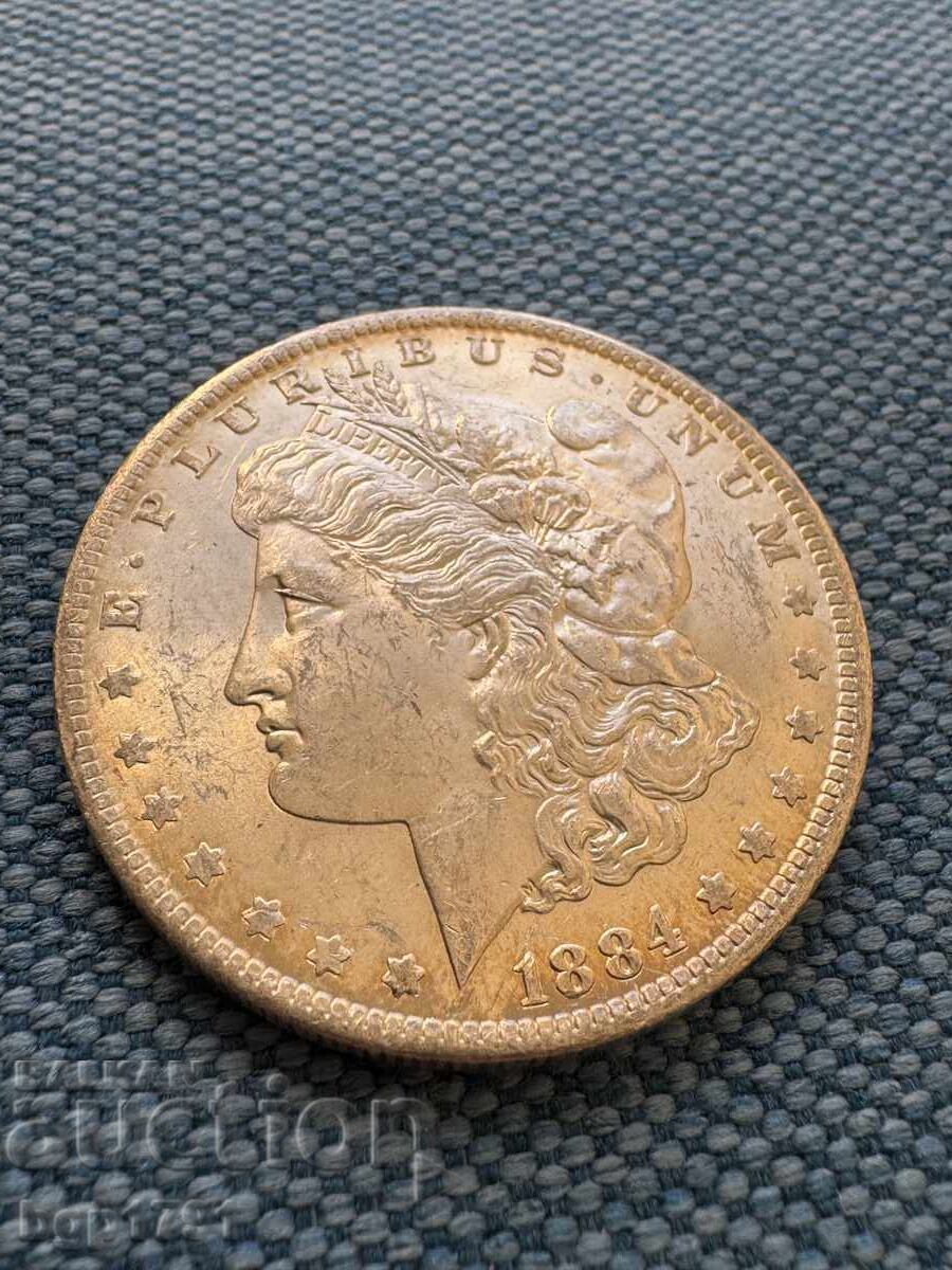 1 долар 1884-O САЩ UNC сребро