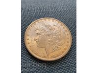 1 dolar 1884-O SUA UNC argint