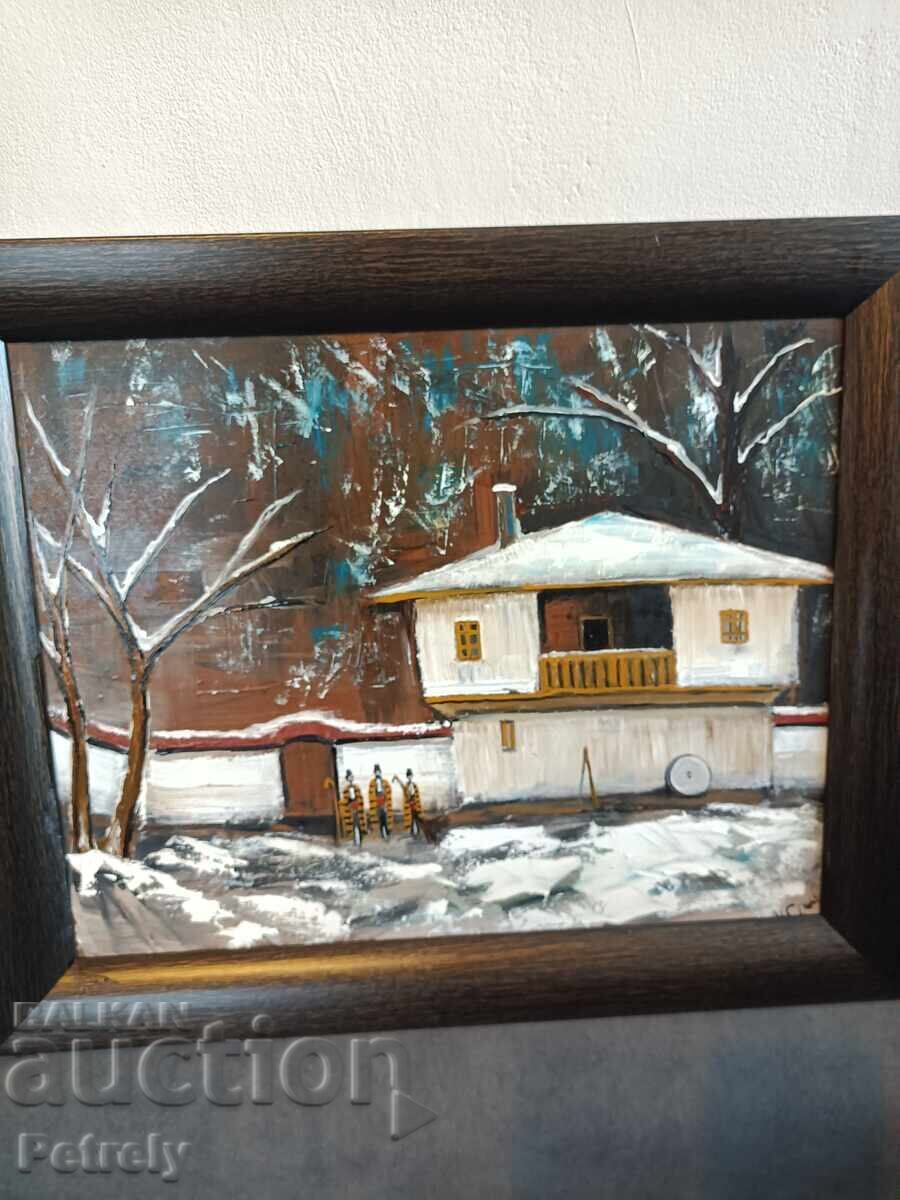 Pictura in ulei cu preț € 86.92 | 170.00 BGN Pictura in ulei cu preț € 86.92 | 170.00 BGN