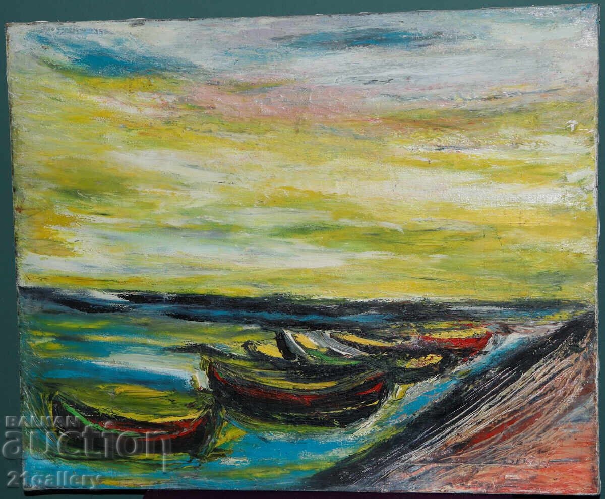 Valentine Radenovski Oil Paintings Landscape of Sozopol with price € 178.95 | 350.00 BGN Valentine Radenovski Oil Paintings Landscape of Sozopol with price € 178.95 | 350.00 BGN