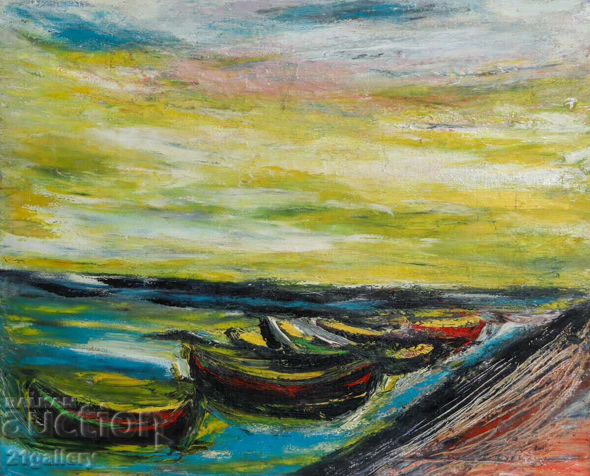 Valentine Radenovski Oil Paintings Landscape of Sozopol Valentine Radenovski Oil Paintings Landscape of Sozopol