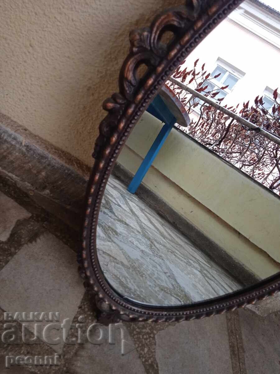 Livrarea Oglindă barocă cu ramă metalică