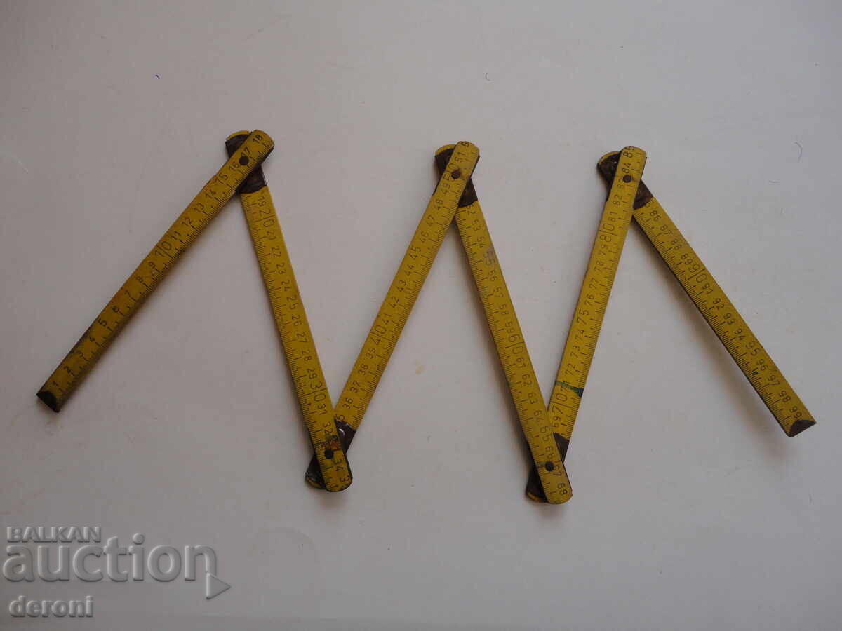 Αρχαίο αγγλικό ξύλινο μέτρο - 5 Αρχαίο αγγλικό ξύλινο μέτρο - 5