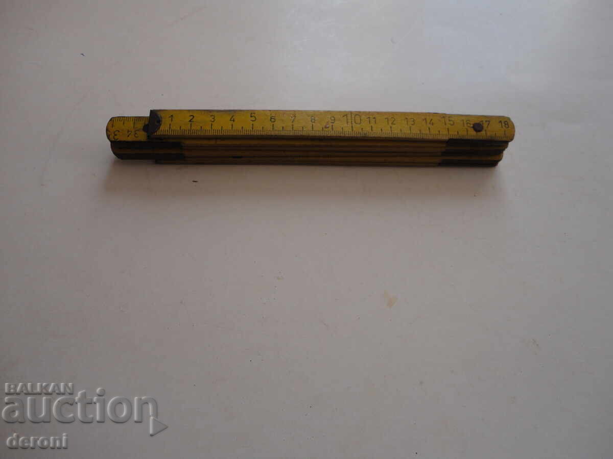 Αρχαίο αγγλικό ξύλινο μέτρο - 7 Αρχαίο αγγλικό ξύλινο μέτρο - 7
