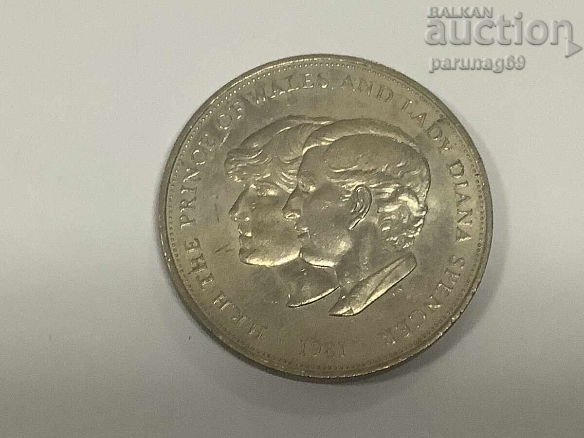UK 25 Pence 1981 Lady Diana's Wedding (3)