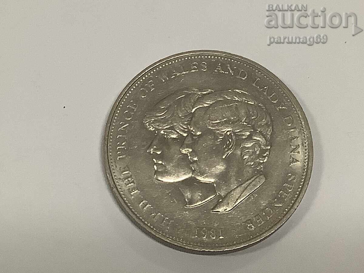 United Kingdom 25 Pence 1981 Lady Diana's Wedding (4)