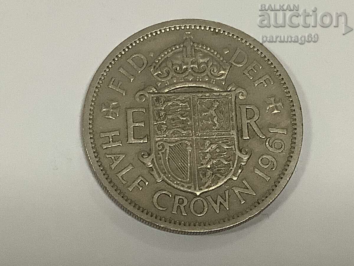 UK 1/2 Crown 1961 UK 1/2 Crown 1961