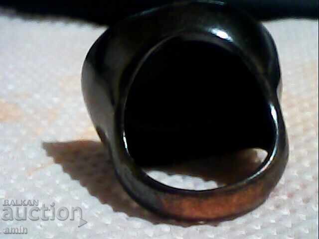 Auction Massive Silver-Plated Ring Auction Massive Silver-Plated Ring