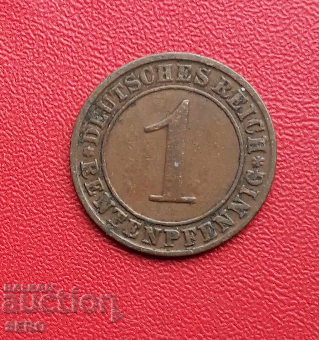 Germany-1 pfennig 1924 A-Berlin