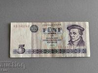Bancnotă - Germania - 5 mărci | 1975