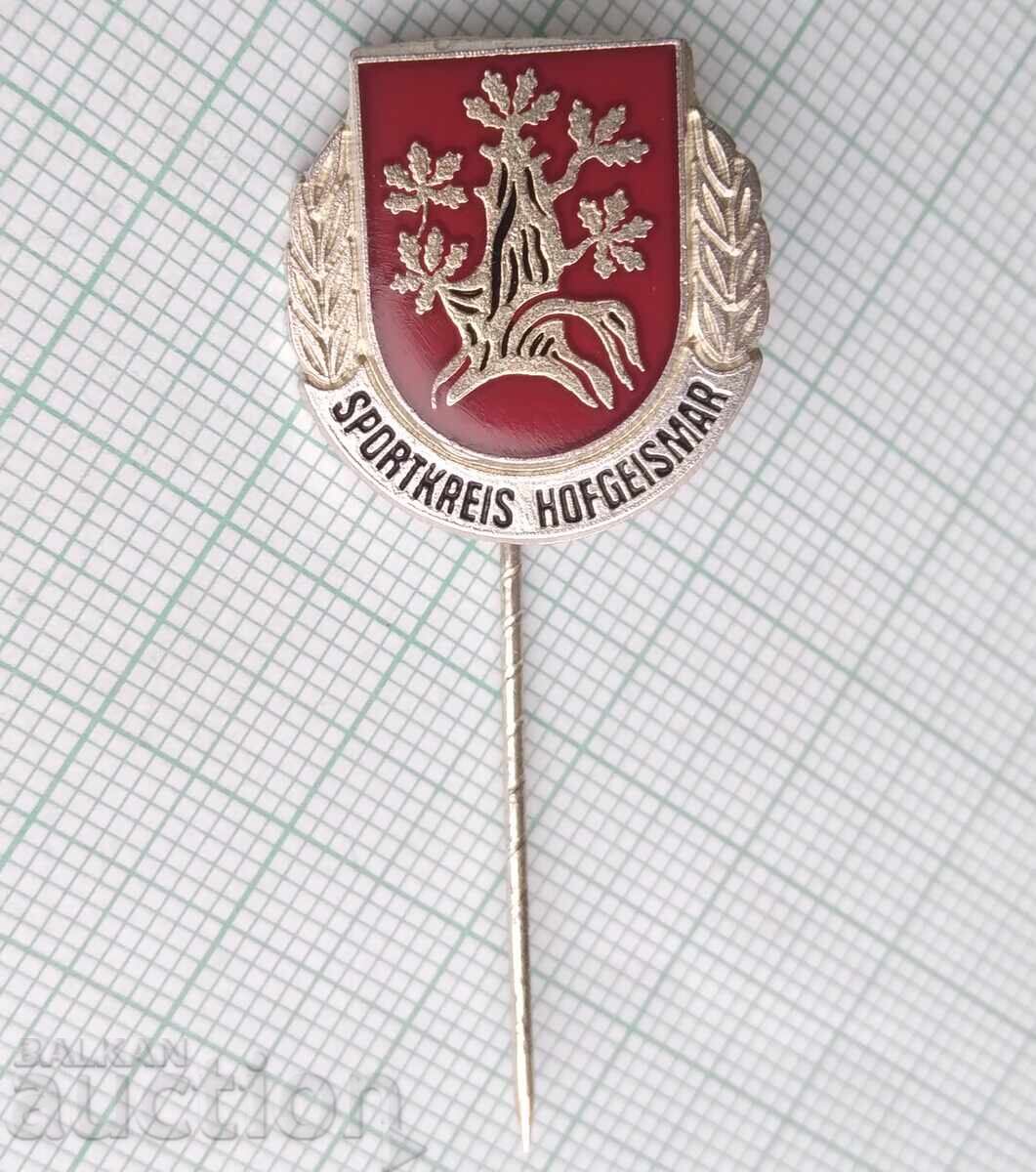 Аукцион 19246 Значка - Футболен клуб Sportkreis Hofgeismar Германия