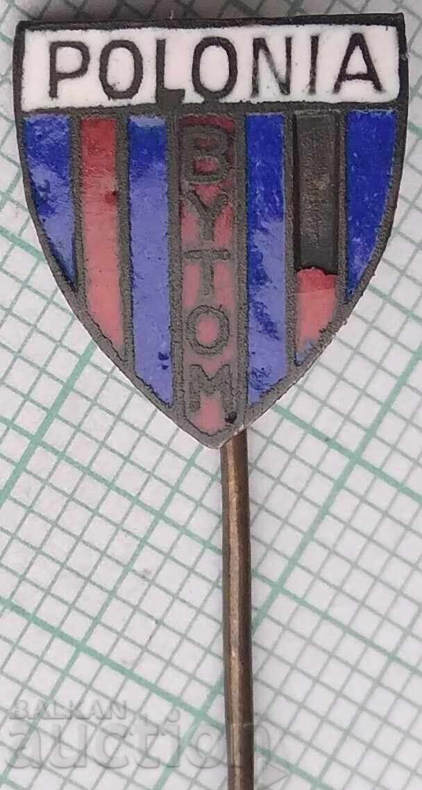 19247 Badge - Football Club Polonia Bytom Poland - enamel