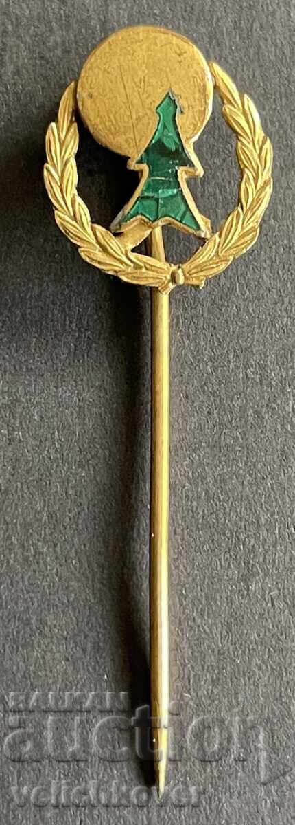 42424 Βουλγαρία σήμα έλατο φεγγάρι επιχρύσωμα σμάλτο 42424 Βουλγαρία σήμα έλατο φεγγάρι επιχρύσωμα σμάλτο