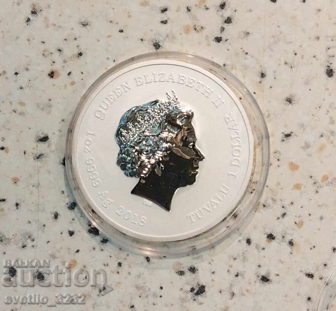 Argint 1 OZ 2018 Pantera Neagră Marvel cu preț € 155.00 | 303.15 BGN Argint 1 OZ 2018 Pantera Neagră Marvel cu preț € 155.00 | 303.15 BGN