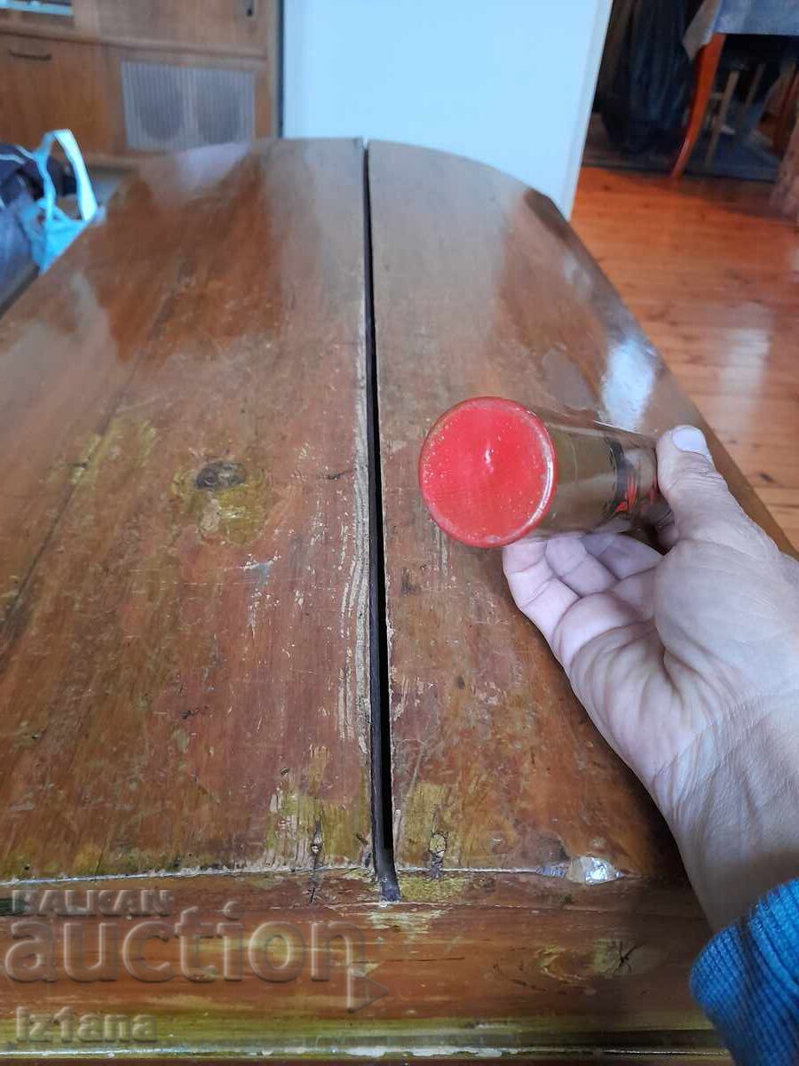 Стара дървена кутия,хохлома - 5