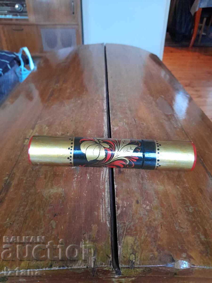 Стара дървена кутия,хохлома