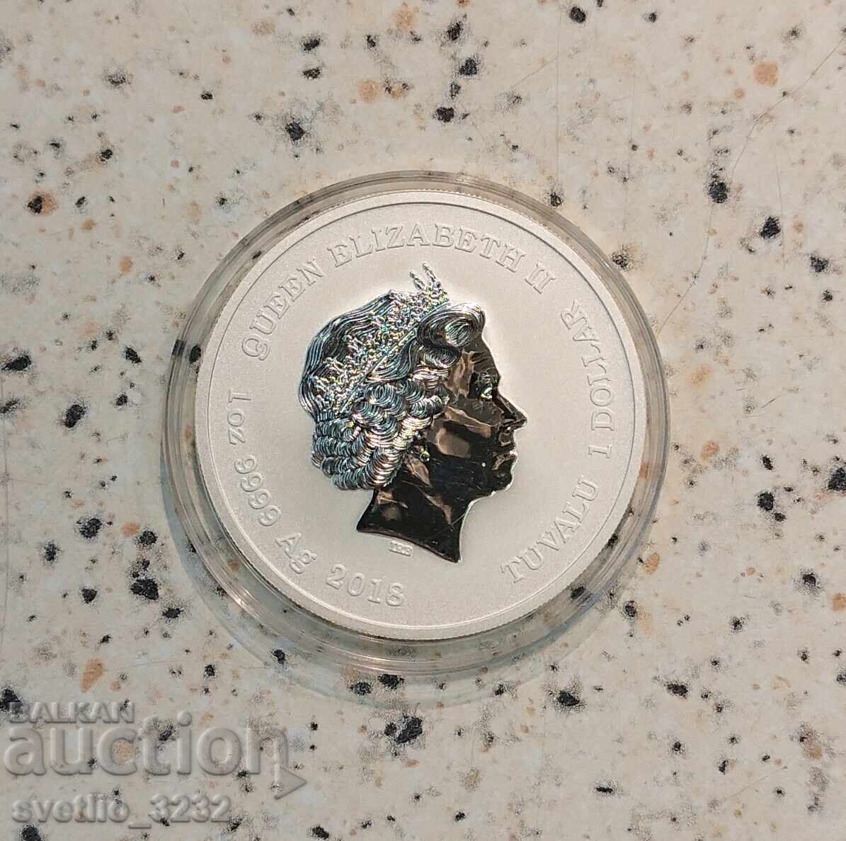 Silver 1 OZ 2018 Iron Man Marvel with price € 155.00 | 303.15 BGN