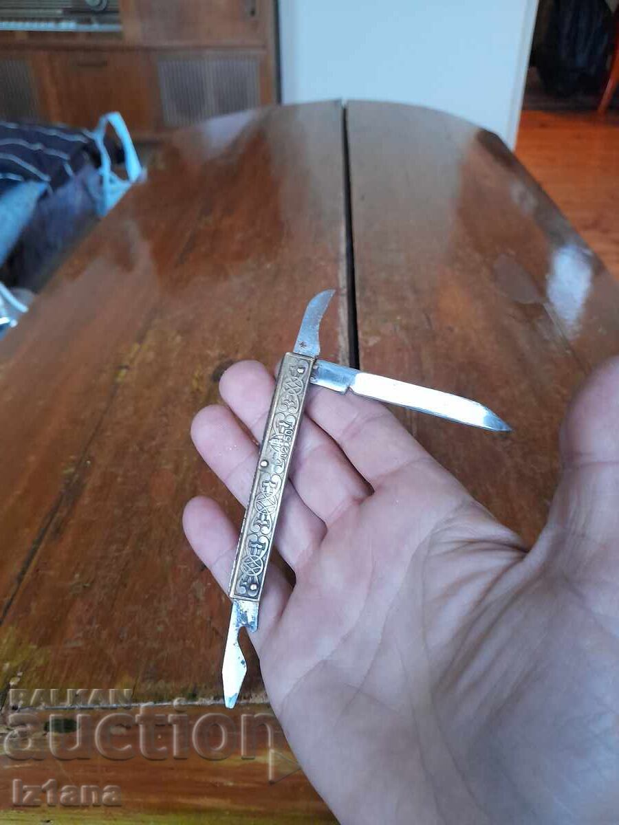 Cuțit de buzunar vechi, lamă, lamă - 5