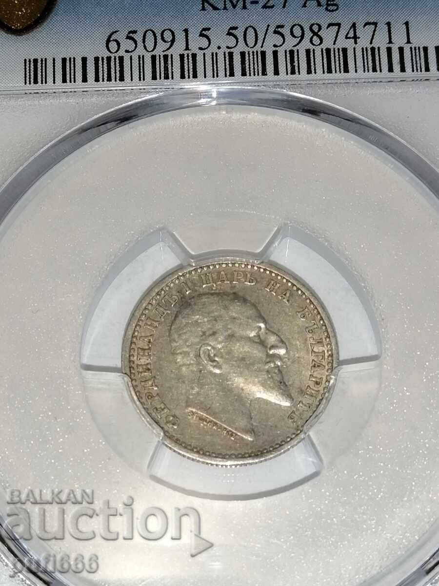 50 stotinki 1910 AU50 με τιμή € 97.15 | 190.01 BGN 50 stotinki 1910 AU50 με τιμή € 97.15 | 190.01 BGN