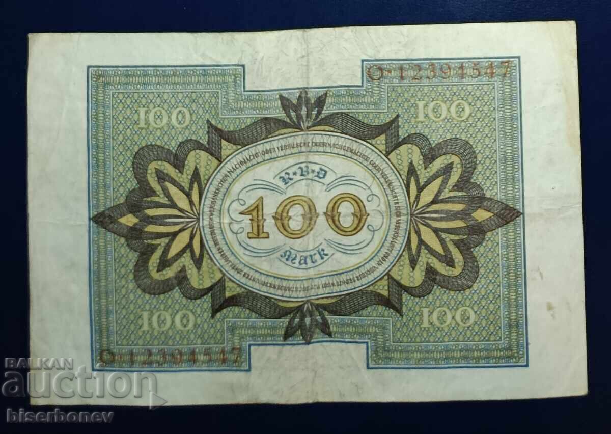 Germany, Германия, 100 марки 1920 г, VF с цена € 1.53 | 2.99 лв.