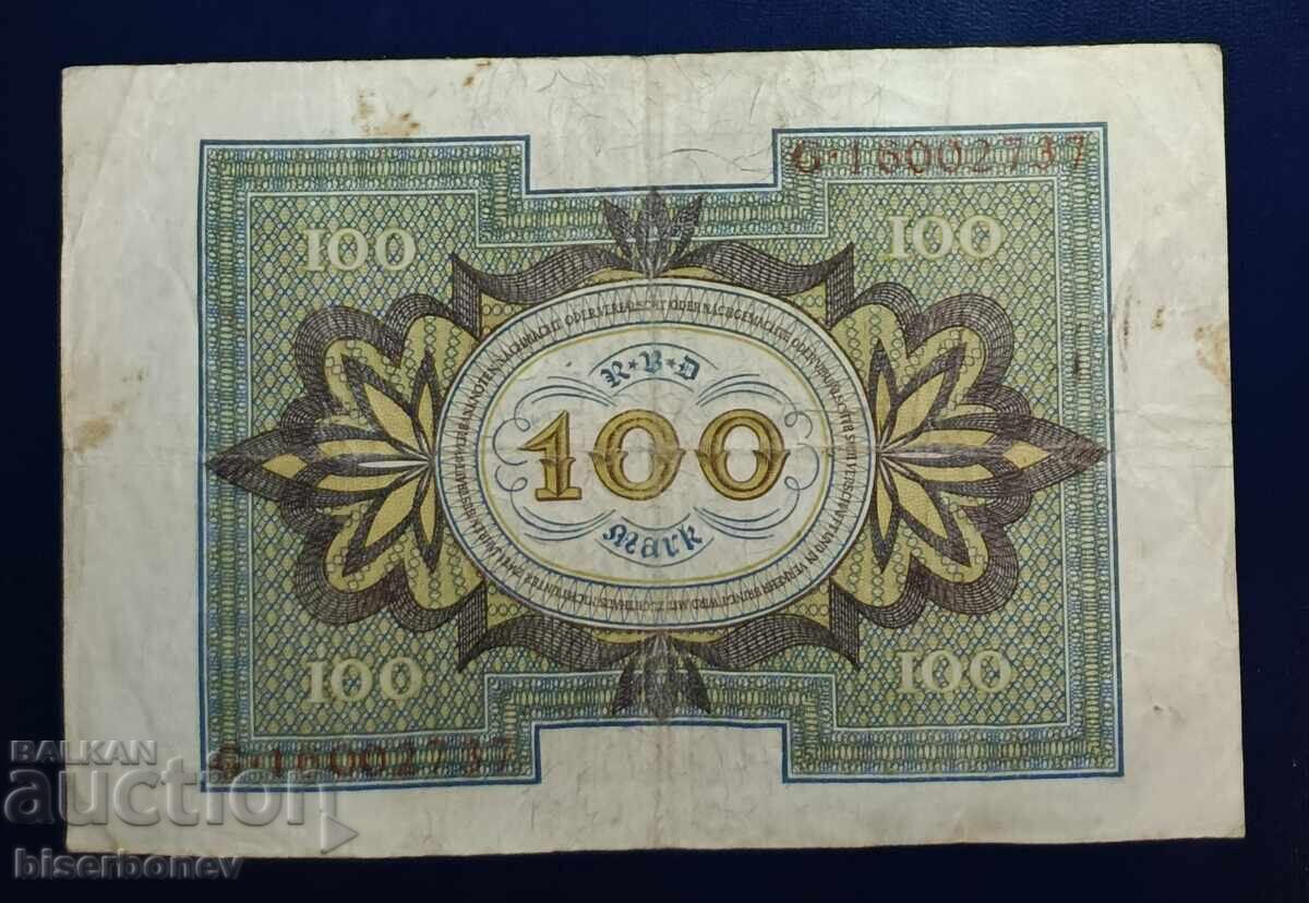 Germany, Germany, 100 Mark 1920, VF with price € 1.53 | 2.99 BGN